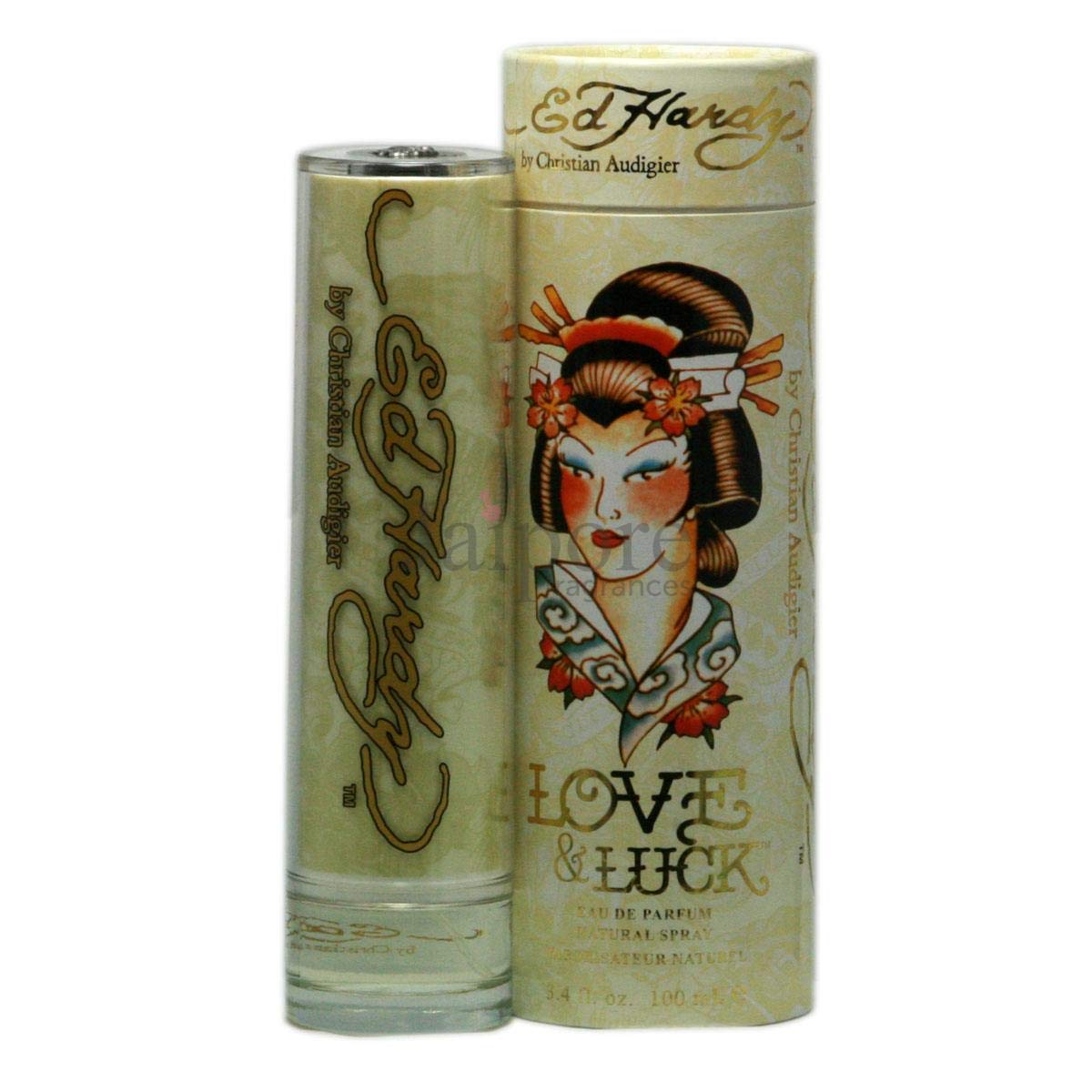 ED HARDY LOVE & LUCK BY CHRISTIAN AUDIGIER WOMEN EDP SPRAY3.4OZ