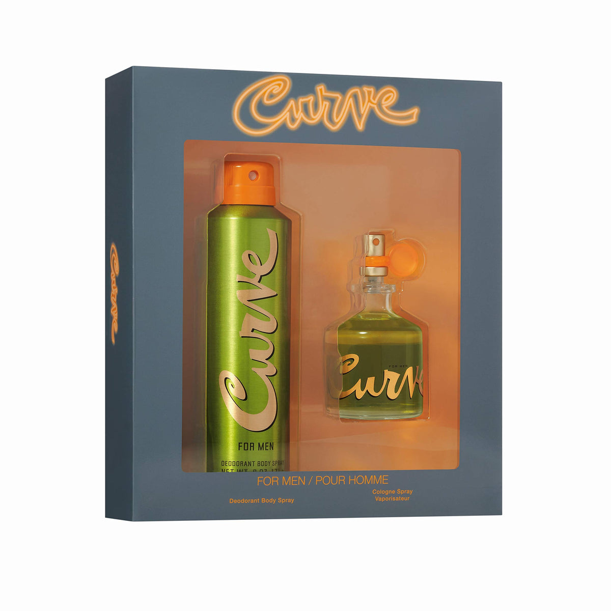 CURVE MEN (W/B)2PC SET(2.5OZ EDC SP,6.0OZ BODY SPRAY)