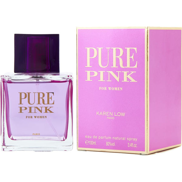 KAREN LOW PURE PINK 3.4 EDP SPRAY WOMEN