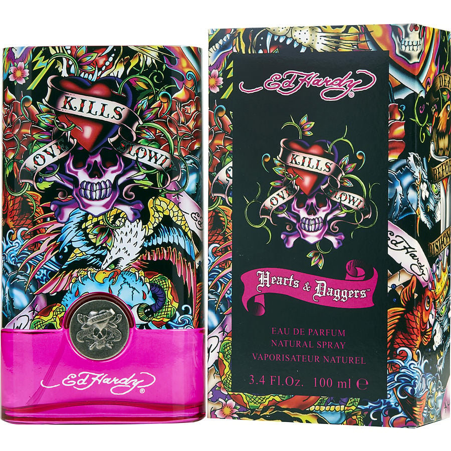 ED HARDY HEART DAGGER 3.4 EDP WOMEN