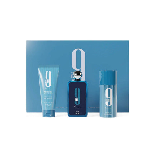 AFNAN 9AM DIVE 3.4 EDP MEN + 5.0 SG+ 5.0 DEO SPRAY
