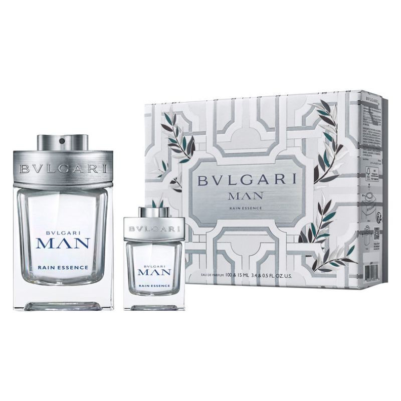 BVLGARI MAN RAIN ESSENCE 3.4 EDP MEN + 15ML XMAS SET