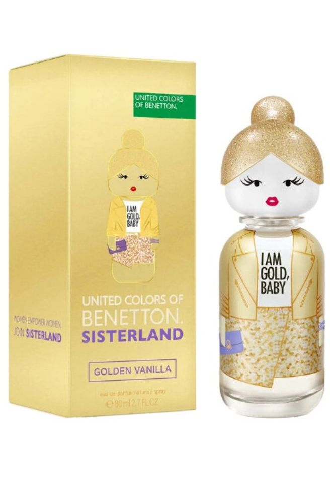 BENETTON SISTERLAND GOLDEN VANILLA 2.7 EDP WOMEN
