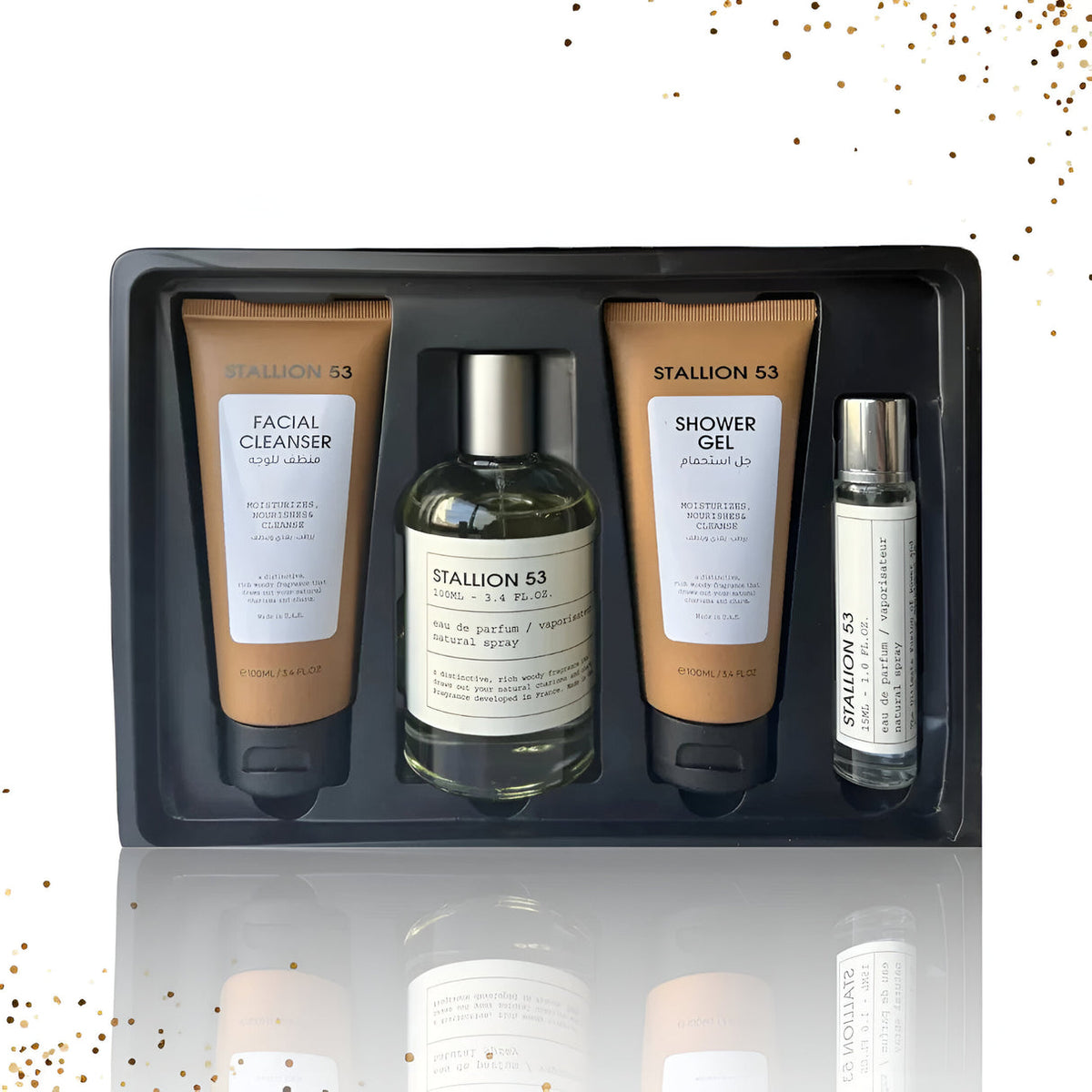 EMPER STALLION 53 3.4 EDP WOMEN + 3.4 FACIAL CLEANSER + 3.4 S/G + 10ML