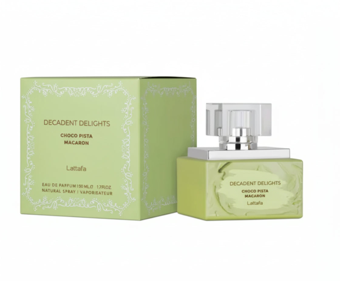 LATTAFA DECADENT DELIGHTS MACARON CHOCO PISTA 50ML