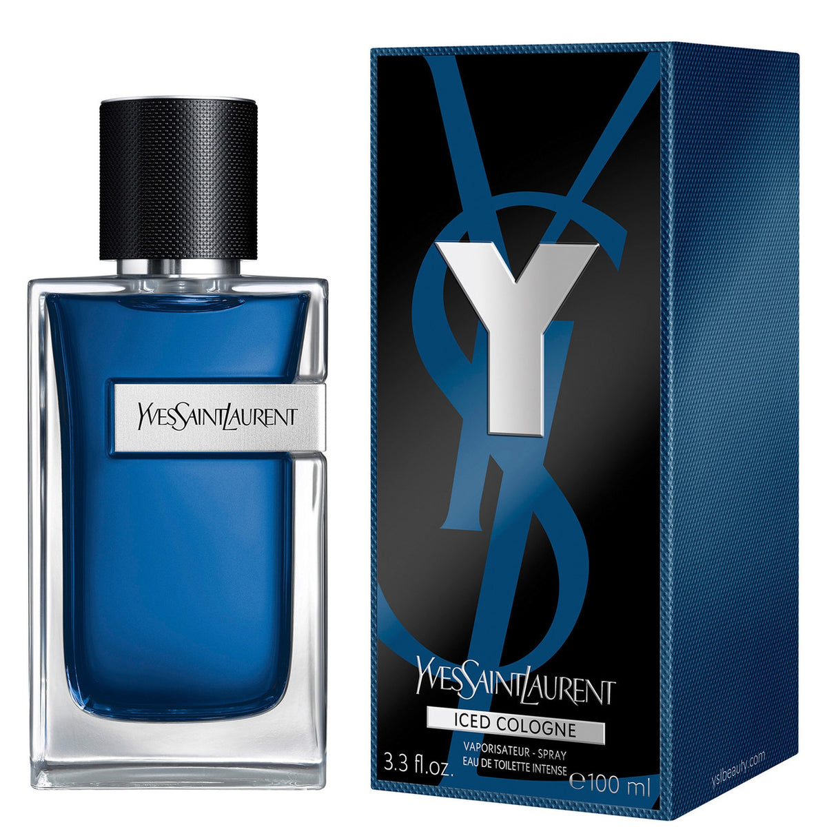 YSL Y ICED COLOGNE 3.4 EDT MEN INTENSE