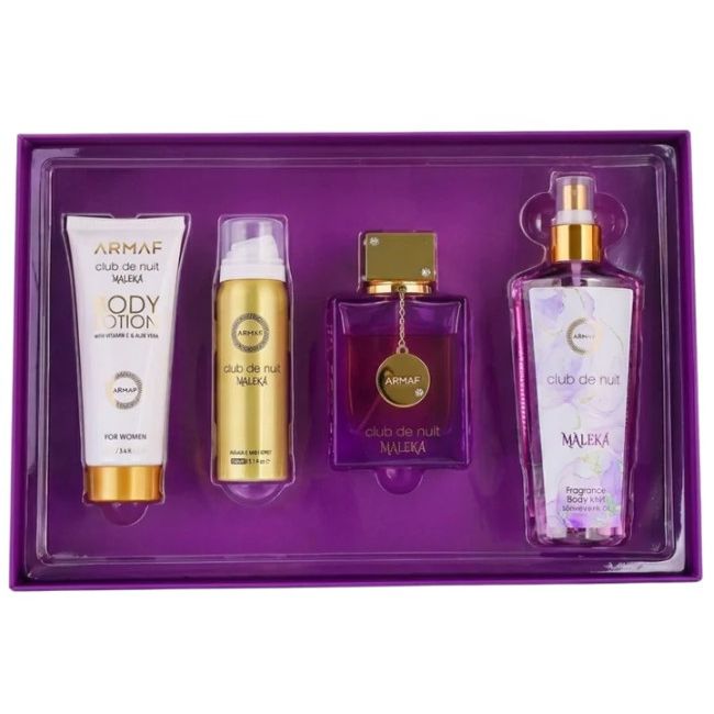 ARMAF CDN CLUB DE NUIT MALEKA 3.4 EDP+1.7 BODY SPR/ 3.4BL/8.4 BODY MIS WOMEN