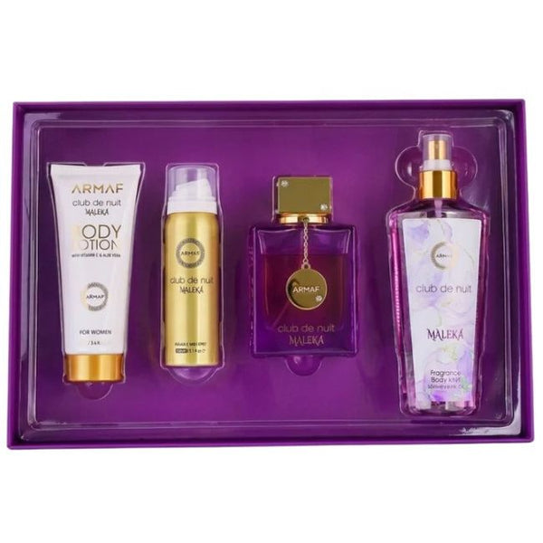 ARMAF CDN CLUB DE NUIT MALEKA 3.4 EDP+1.7 BODY SPR/ 3.4BL/8.4 BODY MIS WOMEN